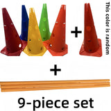 NNETM 9-Piece Adjustable Soccer Training Hurdle Set