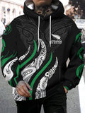 NNETM Maori Totem Pattern Athletic Hoodie