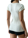 Women's Button Knit Top