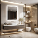 NNETMWF LED Backlit Bathroom Mirror 600x800mm