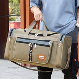 NNEOBA Foldable Nylon Travel Duffel Bag Khaki