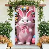 NNETM Charming Pink Easter Bunny Party Banner