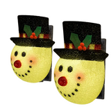 NNETM Dazzling Duo: Christmas Porch Light Shades for 2 Lights
