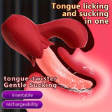 NNETM Rechargeable Tongue Licking Vibrator – USB Powered G-Spot & Clitoral Stimulator