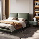 NNETM Black Metal Legs & Handles Bedside Table