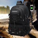 NNETM Rugged Explorer Waterproof Travel Backpack - Black