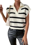 Women's Striped Sweater Vest