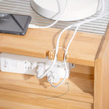 NNETM Modern Minimalist Bedside Table w/ Storage - Bamboo