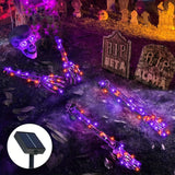 NNETM Halloween Skeleton Lights Set with Remote Control