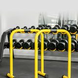 NNETM 1 Pair Multifunctional Height Adjustable Parallel Bars - Yellow