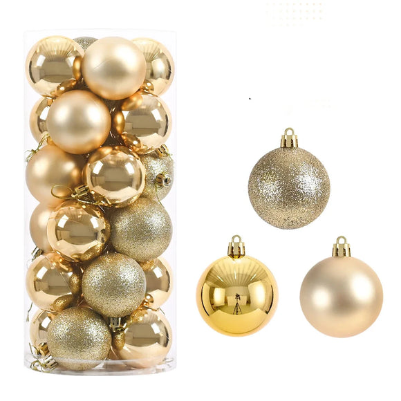 NNEOBA Christmas Tree Ornaments Ball Set (24pcs)
