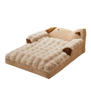 NNETM Soft Indoor Pet Couch for Dogs and Cats