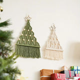 NNETM Twinkling Tidings: Pair of Woven Christmas Trees