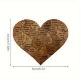 NNETM 20 Reasons Why I Love You Wooden Heart Puzzle