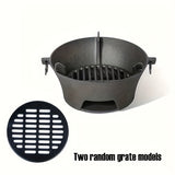NNETM Cast Iron Charcoal Stove Rack for Outdoor Use