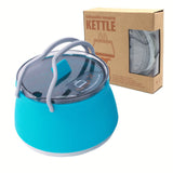 Stainless Steel Collapsible Camping Kettle with Lid