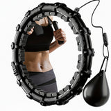 NNETM 2-in-1 Adjustable Weight Loss Fitness Hoop (24 Knots)