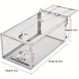 NNETM Humane Rat Trap - Metal Chipmunk and Rodent Trap (1pc)