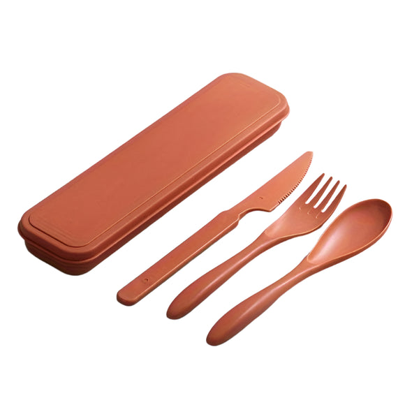 NNETM 3-in-1 Camping Utensil Set with Case