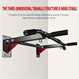 NNETM Wall Mounted Pull-Up Bar for Home Fitness