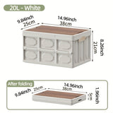 NNETM Outdoor Camping Storage Box Foldable Organizer