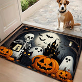 3-Piece Halloween Pumpkin & Ghost Door Mat Set