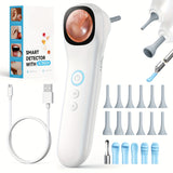 NNETM 5-in-1 Smart Ear Camera – 1080P HD Visual Ear Cleaner with Screen & Tools