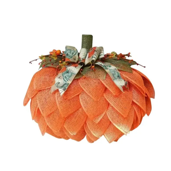 NNEOBA Christmas Pumpkin Wreath Harvest Door Decor