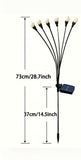 6-Head Warm White Solar Firefly Garden Light – 73cm
