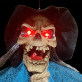 NNETM Halloween Motion Activated Witch Decoration