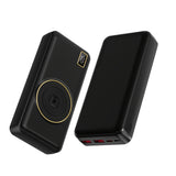 NNETM 30000mAh Fast Charging Power Bank – 22.5W Dual USB & Type-C Portable Charger with Cable
