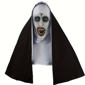 NNETM Nun Mask Horror Costume for Adults