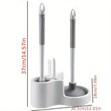 NNETM 4-in-1 Wall-Mounted Toilet Brush Set