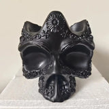 NNETM Skull Head Egg Holder - Resin Decoration
