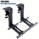 NNETM HOTAS Desk Mount Stand 2pcs Flight Sim Joystick Holder