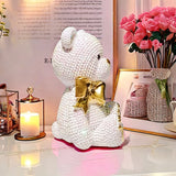 NNETM Cute Resin Bear Statue for Room Decor