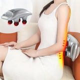 NNETM Four-Headed Professional Gun Massager(Gray)