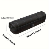 5-Slot Hard Shell Watch Travel Case – Portable Watch Organizer with Soft Cushions & Carry Handle