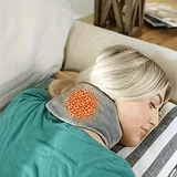 NNETM 1Pc Intelligent Heating Neck Massager - Soothing Vibration & Adjustable Heat(Grey)