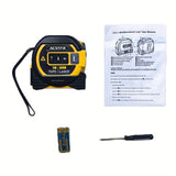 NNETM 3-in-1 Laser Measure Tool – Digital Tape, Infrared Rangefinder with Display