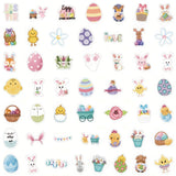 NNETM 50pcs Easter Egg Stickers for Laptop & Scrapbooking
