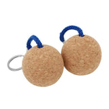 NNEOBA Floating Cork Ball Keychain - 2Pcs