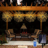 NNETM Glistening Christmas: 4-Pack Hanging Solar Firework Lights