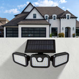 NNETM Solar Motion Sensor Outdoor Light with 74 LED