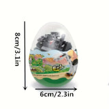 NNETM Dinosaur Egg Building Blocks for Kids (6pcs)