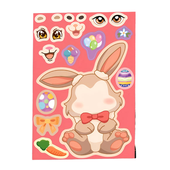 NNETM 8pcs Easter Cartoon Stickers Waterproof for Journals & Laptops
