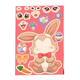 NNETM 8pcs Easter Cartoon Stickers Waterproof for Journals & Laptops