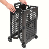 NNETM Foldable Storage Cart with Wheels