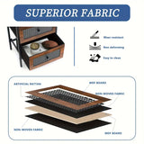 NNETM Compact Bedside Table - w/ 2 Drawers