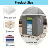 NNETM Foldable Storage Boxes with Reinforced Handles (3-Pack)